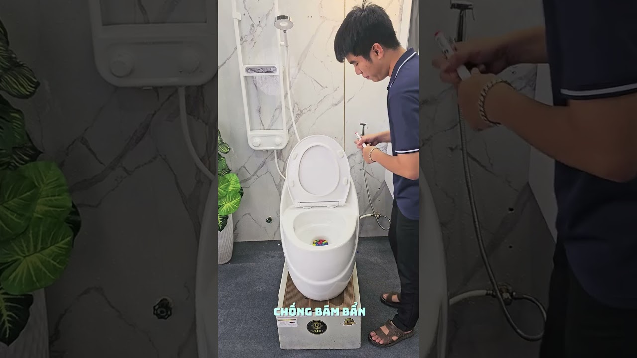 Trọn bộ COMBO phòng tắm cao cấp nhà Nano - Tech (82) | Nano - Tech #shorts #trending #thietkenhadep