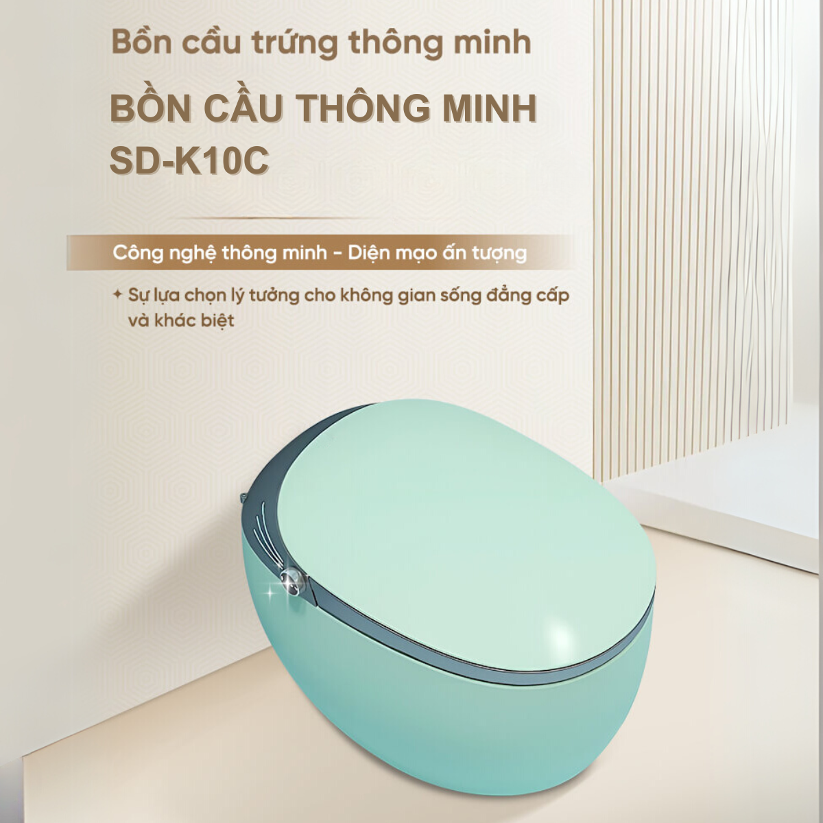 BỒN CẦU THÔNG MINH THẾ HỆ MỚI Q-SADO (MÃ : SD-K11C)