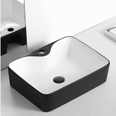 LAVABO SỨ ĐEN SD-L5071 Q-SADO - Ảnh 2