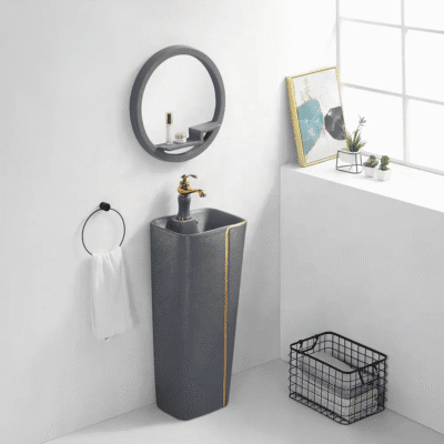LAVABO CAO CẤP SD-L3744 Q-SADO CHÂN ĐỨNG