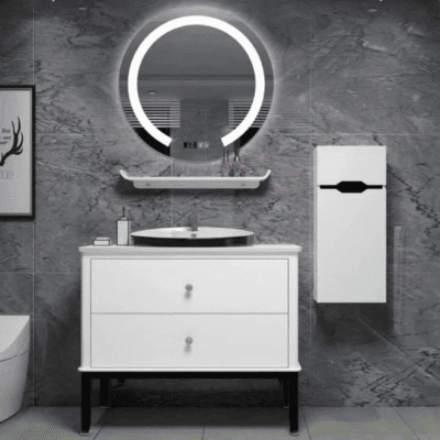 TỦ LAVABO PVC CAO CẤP CB-12 Q-SADO