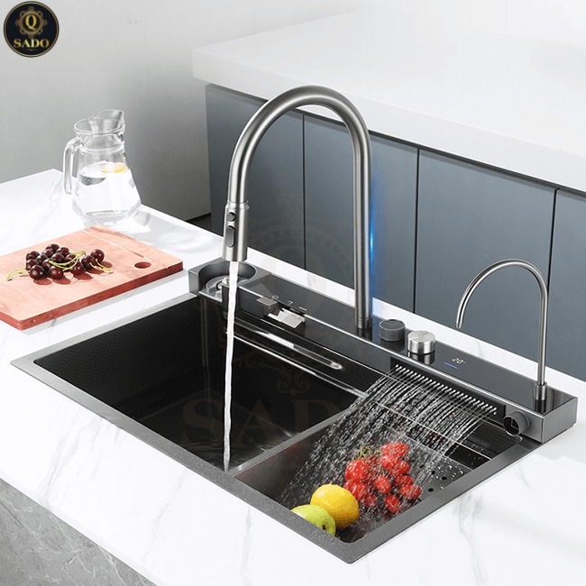 CHẬU CHÉN THÔNG MINH 3 PHÍM SD-7545TM-3