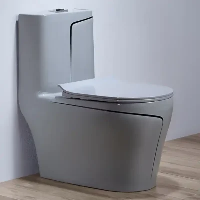 BỒN CẦU 1 KHỐI XÁM VIỀN ĐEN Q-SADO SD-C9225