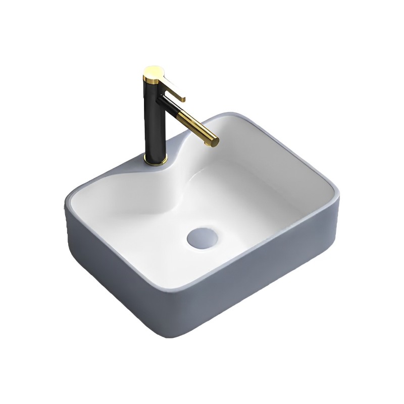 LAVABO SỨ XÁM SD-L5070 Q-SADO