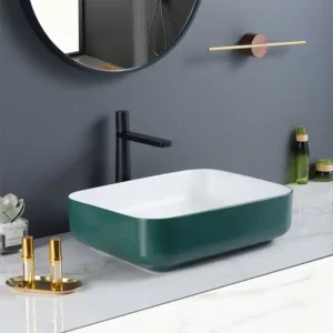 LAVABO SỨ XANH SD-L5072 Q-SADO