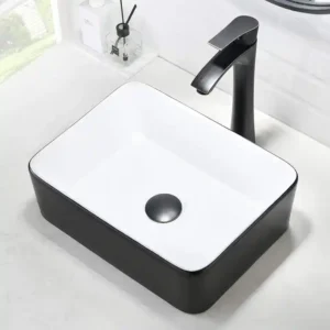 LAVABO SỨ ĐEN SD-L5074 Q-SADO