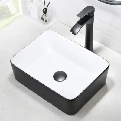 LAVABO SỨ ĐEN SD-L5074 Q-SADO