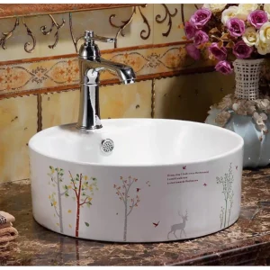 LAVABO SỨ TRẮNG SD-5125 Q-SADO