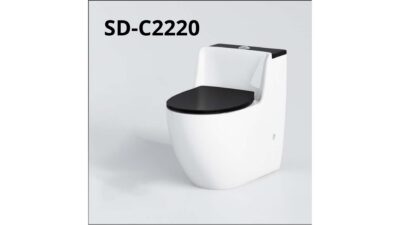 Bồn cầu 1 khối cao cấp phong cách châu Âu Trắng SD-C2220