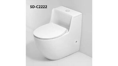 Bồn cầu 1 khối cao cấp phong cách châu Âu Trắng SD-C2222