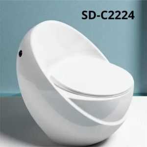 BỒN CẦU TRỨNG 1 KHỐI TRẮNG Q-SADO SD-C2224