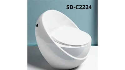 BỒN CẦU TRỨNG 1 KHỐI TRẮNG Q-SADO SD-C2224