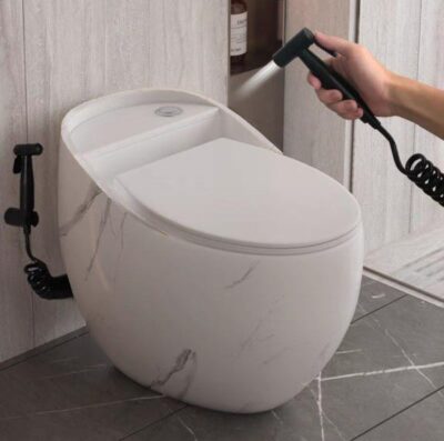 BỒN CẦU 1 KHỐI TRẮNG VÂN MÂY SD-C9294VD Q-SADO