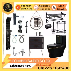 Combo Trọn Bộ Thiết Bị Phòng Tắm 12 Món Tiết Kiệm Q-SADO 19