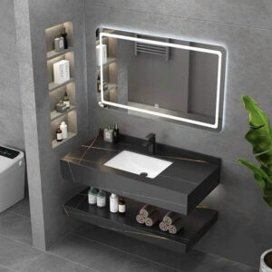 BỘ LAVABO BÀN ĐÁ CAO CẤP BĐ-66Đ